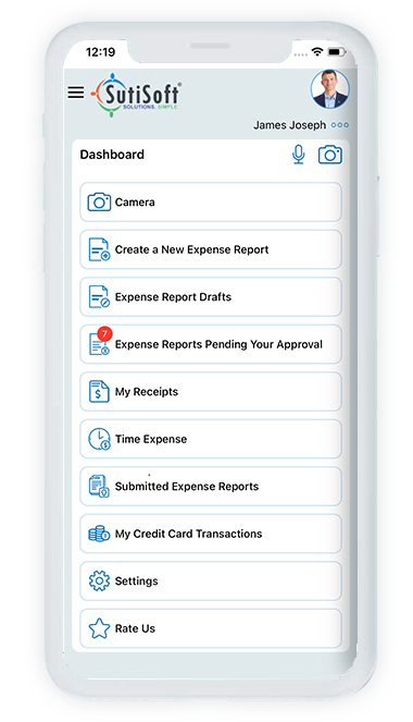 Mobile Expense Reporting