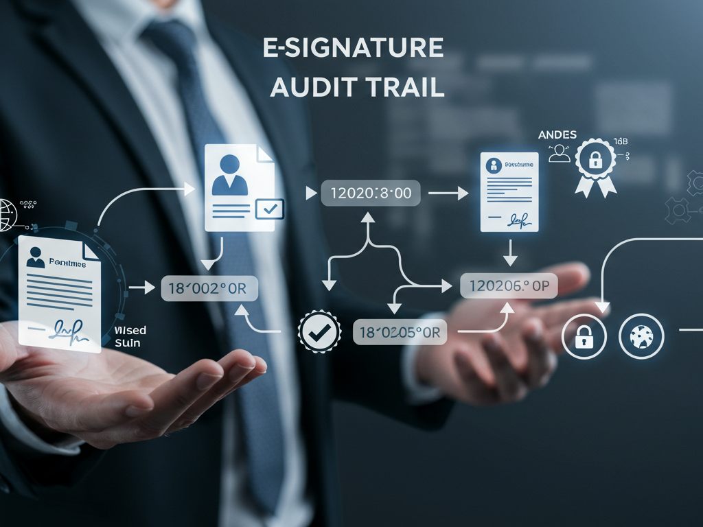 eSignature Audit trail process