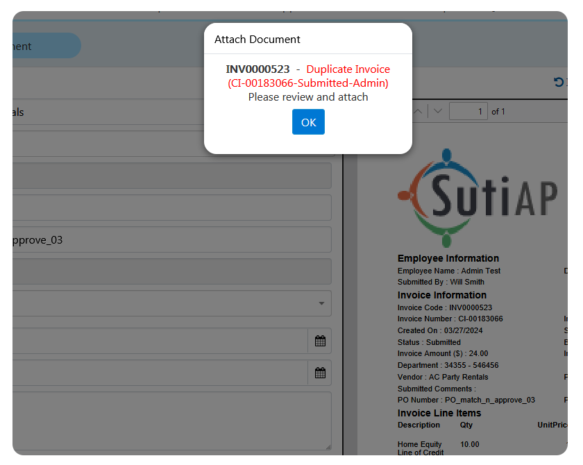 Duplicate Verification​