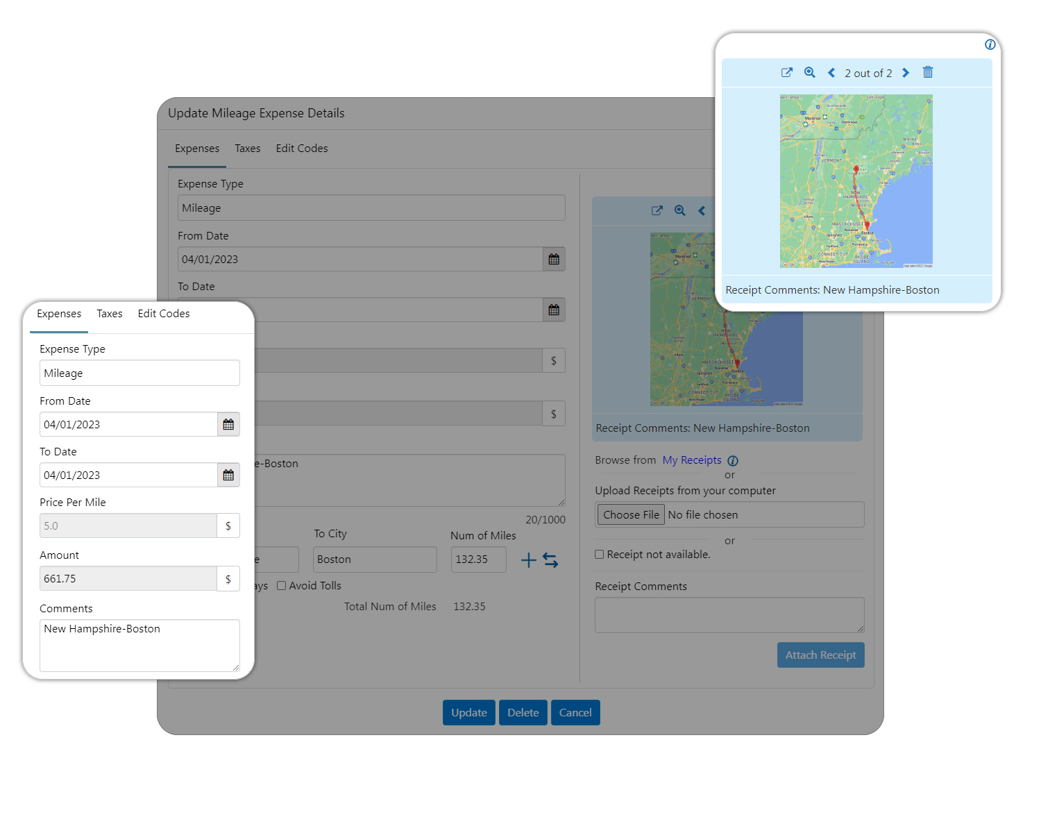 SutiExpense Expenses Report Mileage Tracking