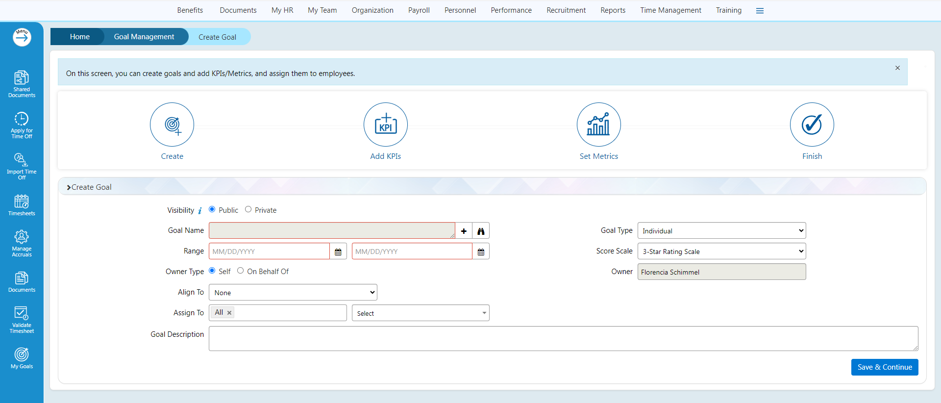 Align Individual Goals with Organizational Goals