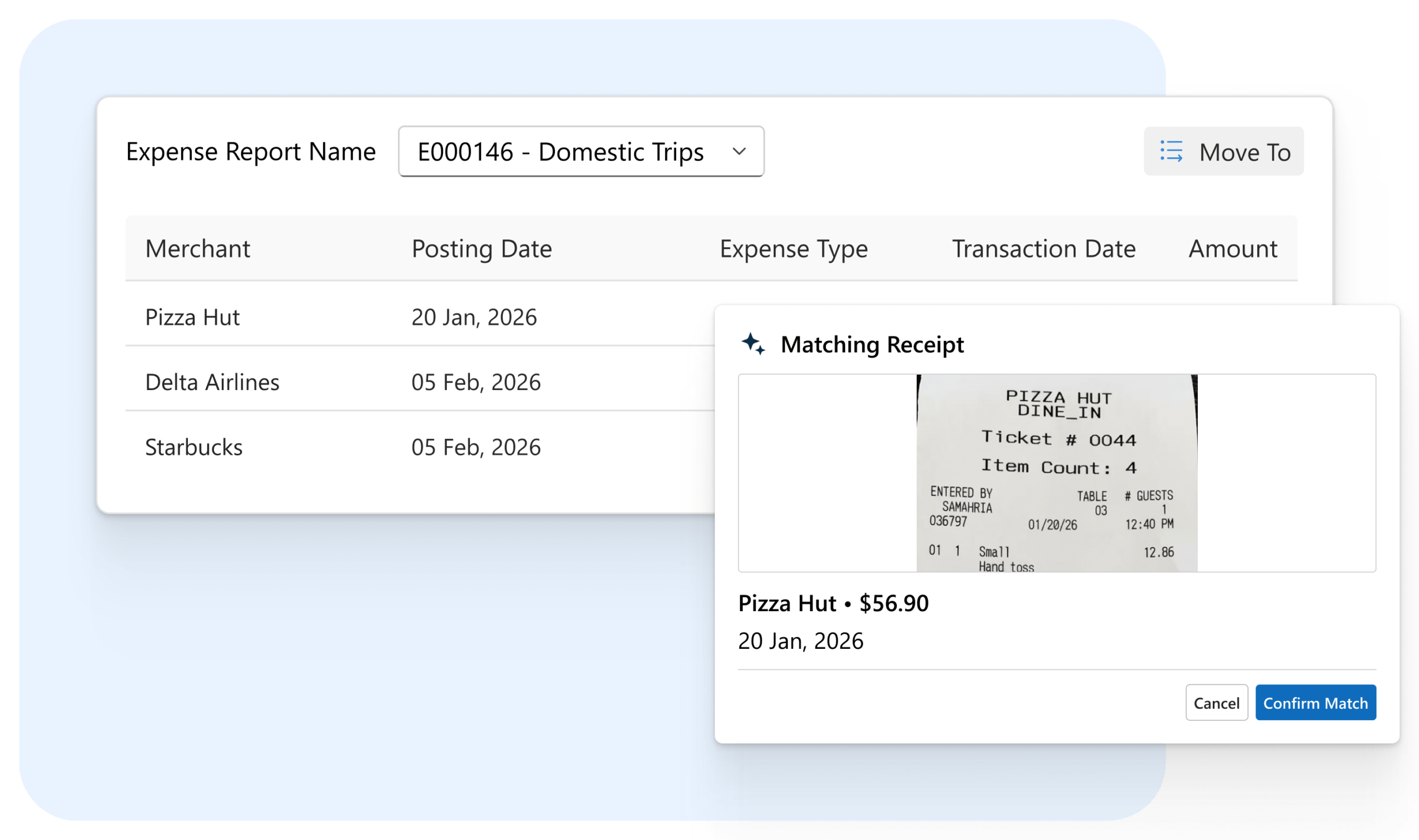 Match Transactions with Receipts Effortlessly