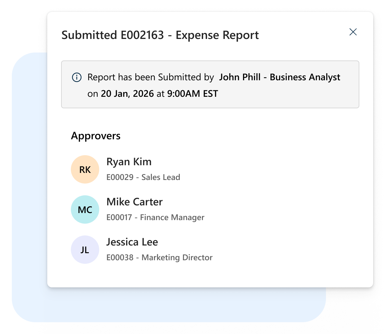 Route Expense Reports Automatically for Approval