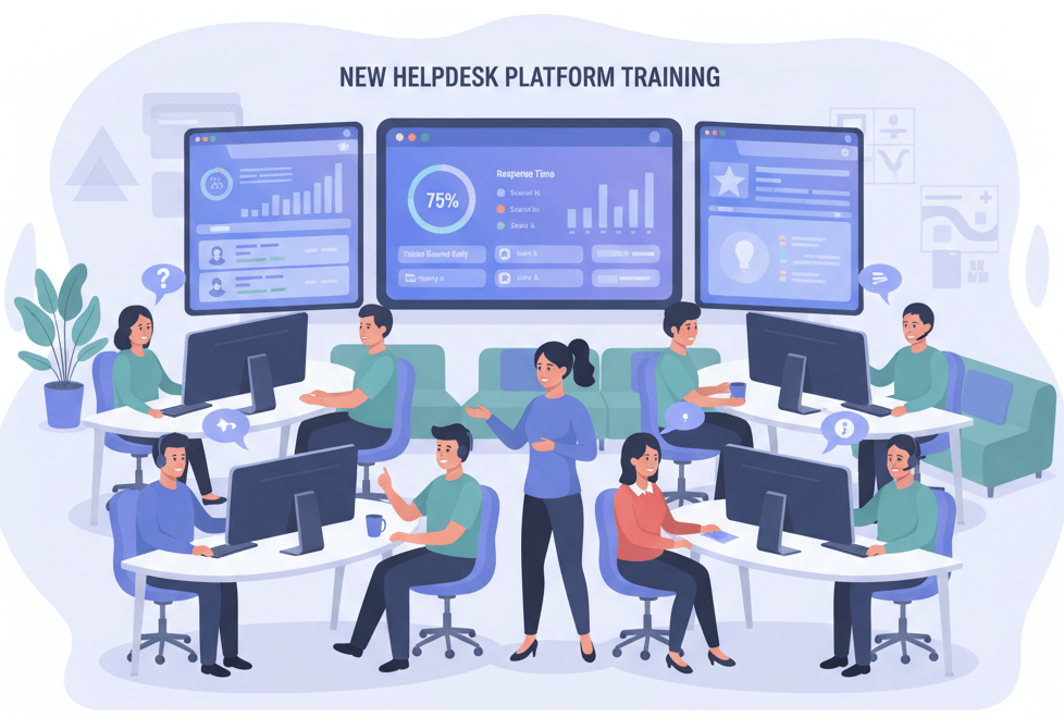 Train Agents for a New Helpdesk Platform