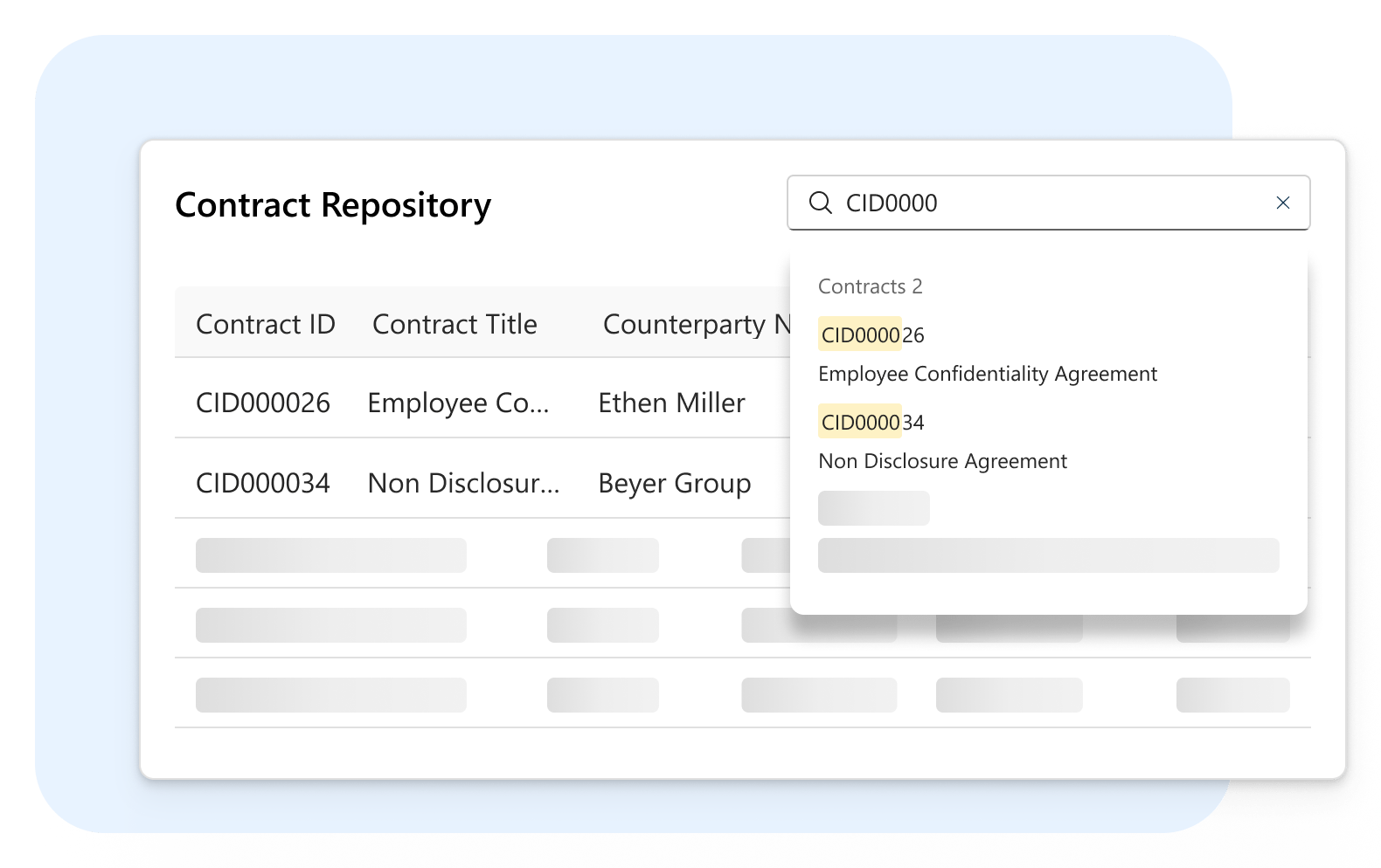centralise-contract-repository