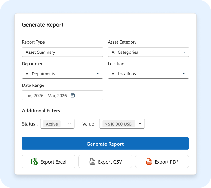 Create New AMS Report