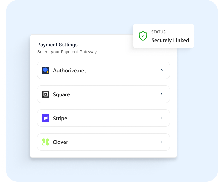 Easy Setup with Popular Payment Gateways