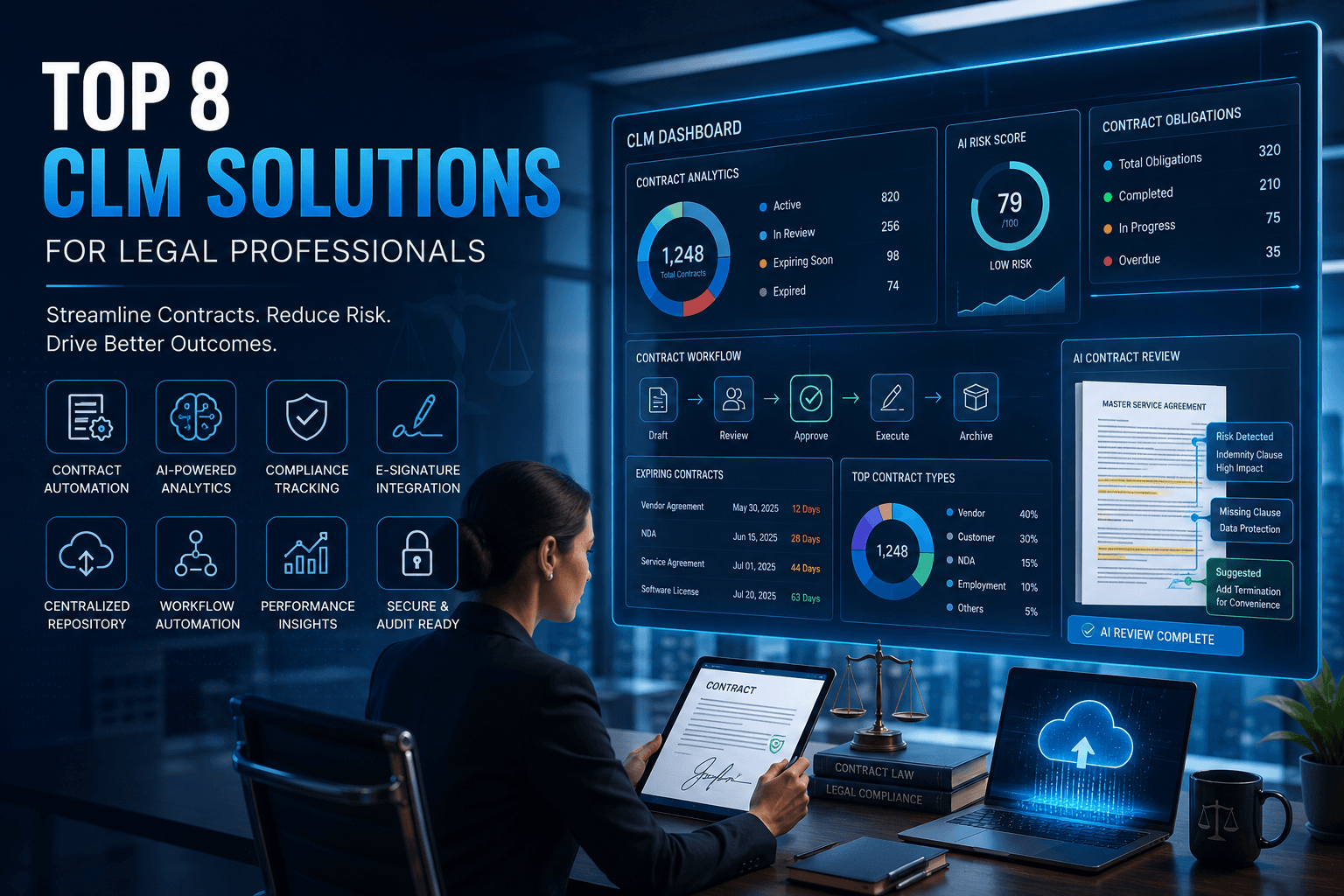 Top CLM software for legal teams.