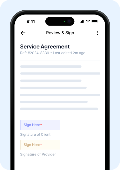 Mobile Signing
